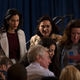Abedin before Clinton’s concession speech, November 9. Photo via AP